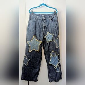 Hot Topic Star Patch Denim Jeans